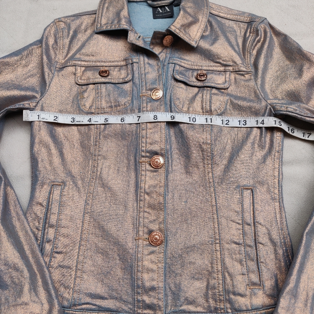 A/X Metallic Jean Jacket - Picture 6 of 8